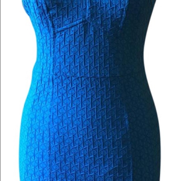 Nanette Lepore rum sizzle dress blue 2 - Picture 2 of 4